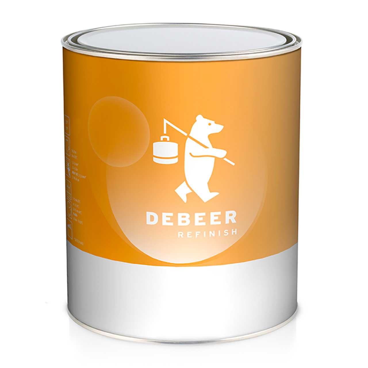 Емаль акрилова DeBeer Refinish 2K MM2090 Екстра біла 3,5 л, фото 1