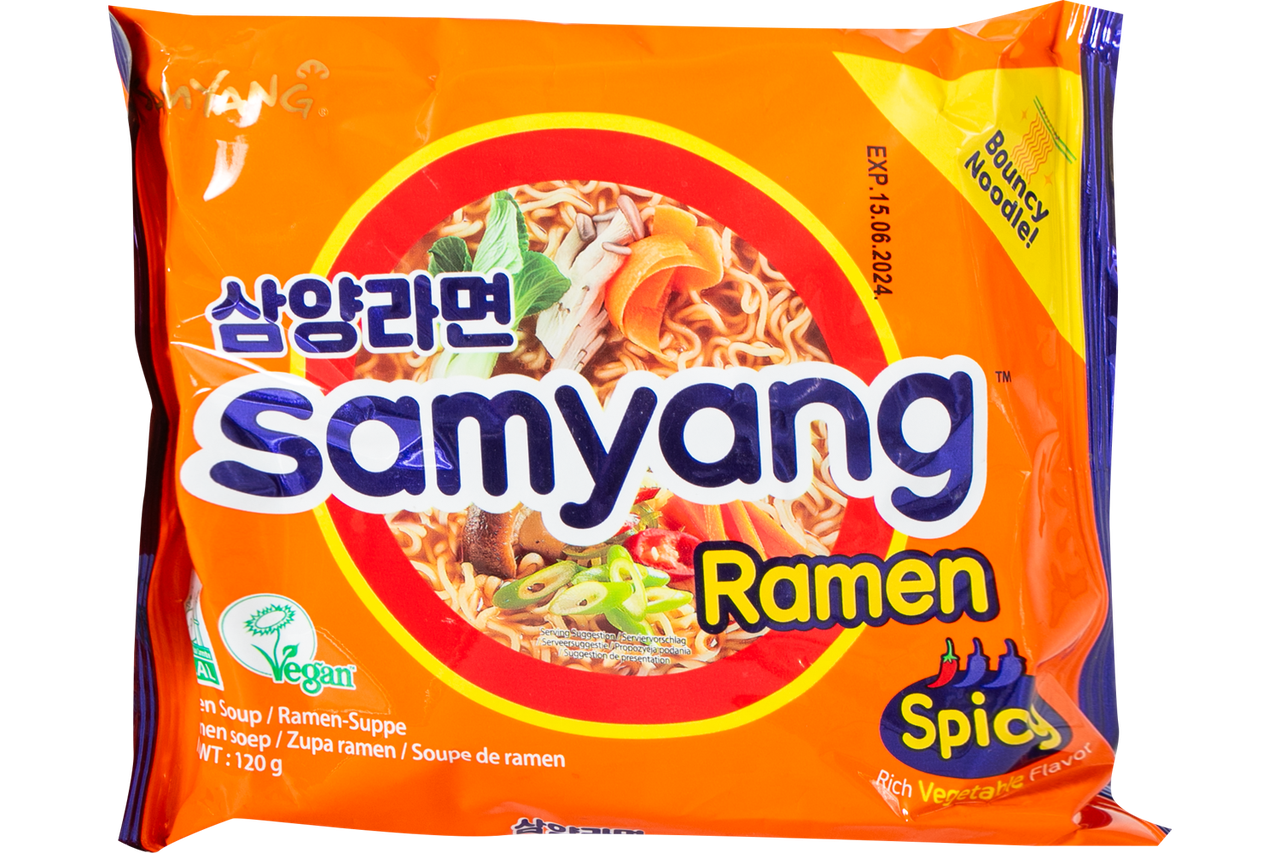 Локшина швидкого приготування з яловичиною класична since 1963 SAMYANG 120 г, фото 1