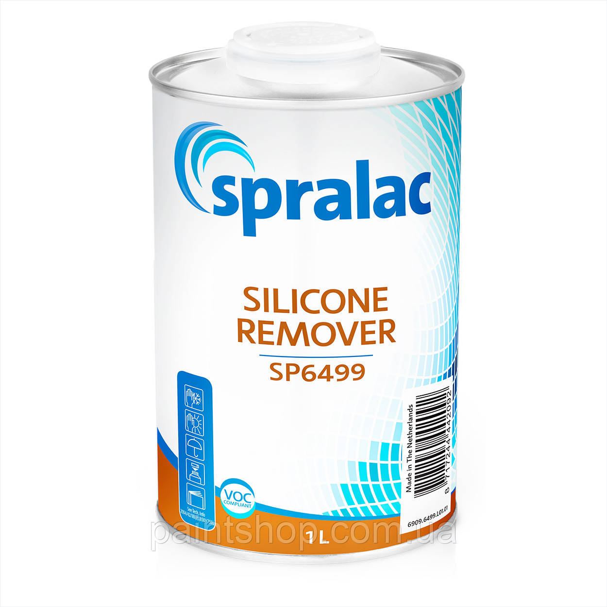 Знежирювач Spralac Silicone Remover SP 6499 1 л, фото 1