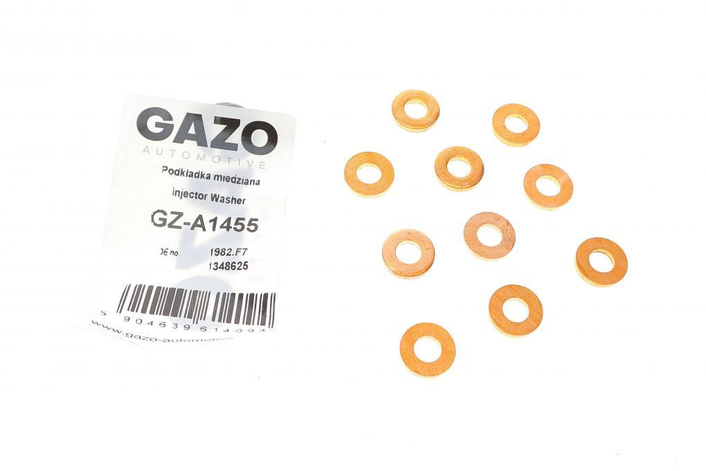 Шайба під форсунку Citroen C1/C2/C3 1.4 HDI 01- (7.3x15x2.5) (к-кт 10шт) GAZO GZ-A1455 UA61
