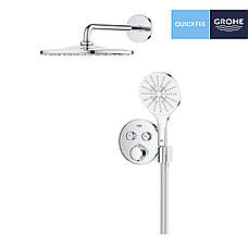 Душова система прихованого монтажу термостатична Grohe QuickFix Precision SmartControl 34877000, фото 5