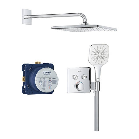 Душова система прихованого монтажу термостатична Grohe QuickFix Precision SmartControl Cube 34876000, фото 1