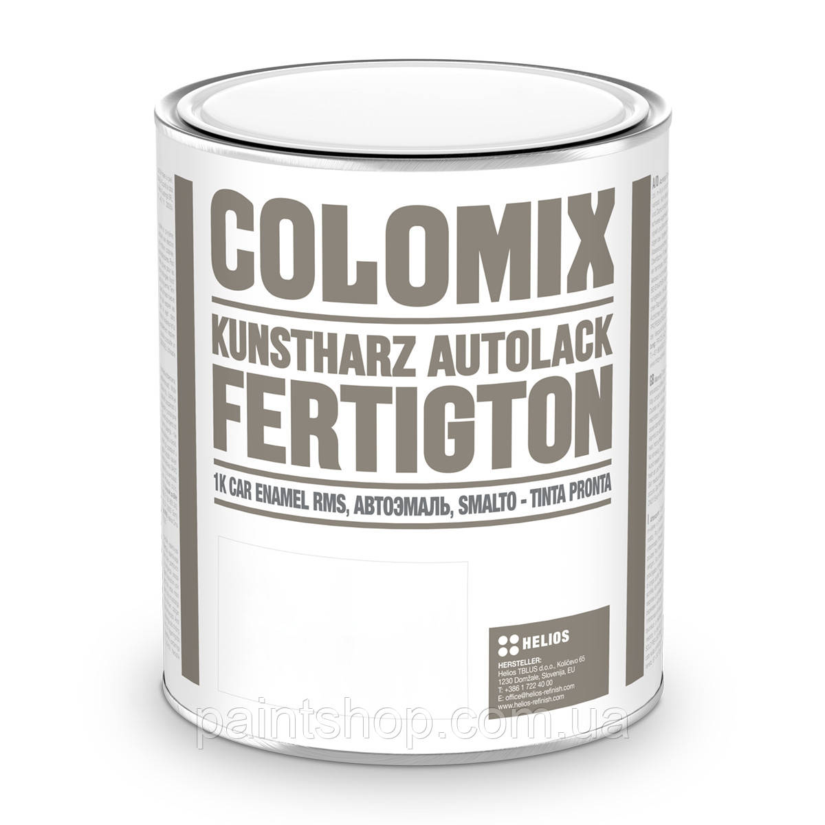 Автоемаль алкідна Colomix Kunsthars Autolack Fertigton 202 Біла 800 г, фото 1