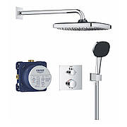Душова система прихованого монтажу термостатична Grohe QuickFix Precision Grohtherm Cube 34882000