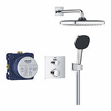 Душова система прихованого монтажу термостатична Grohe QuickFix Precision Grohtherm Cube 34882000, фото 4
