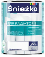 Акрилова емаль для радіаторів Śnieżka 0.75 л