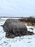Маскувальна сітка "Бруд" 6х10м для авто, пікапа, техніки та позашляховиків. Маскування для окопів, бліндажів., фото 6