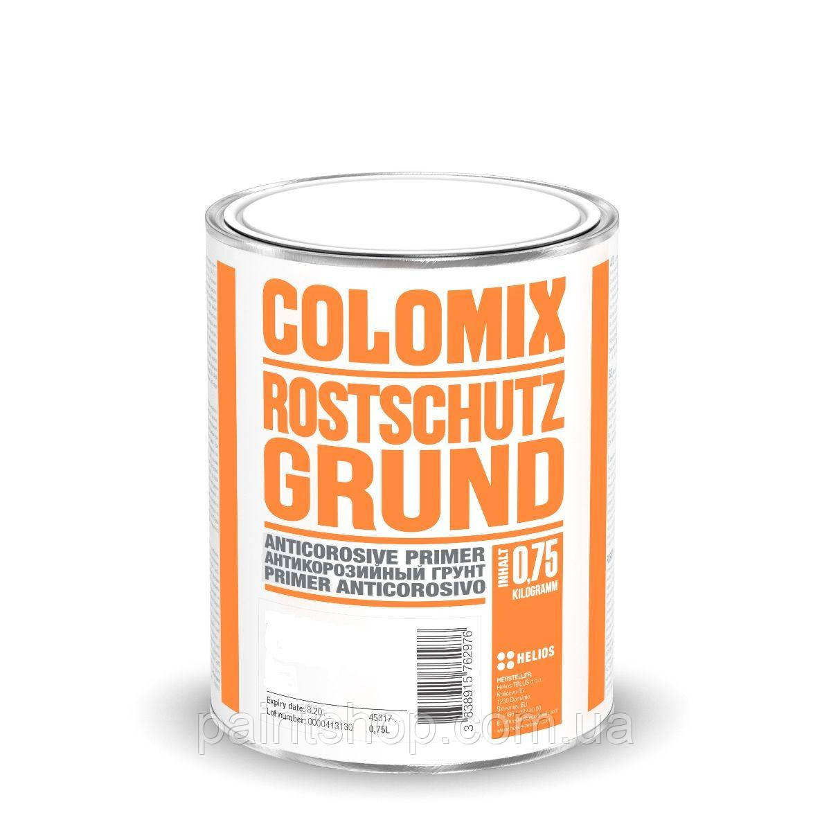 Грунт антикорозійний Colomix RostschutzGrund 210 Чорний 750 мл, фото 1