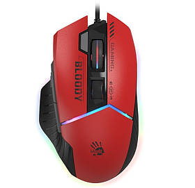 Ігрова миша з підсвіткою RGB, 12000 CPI Bloody W95 Max (Sports Red) — MegaLavka