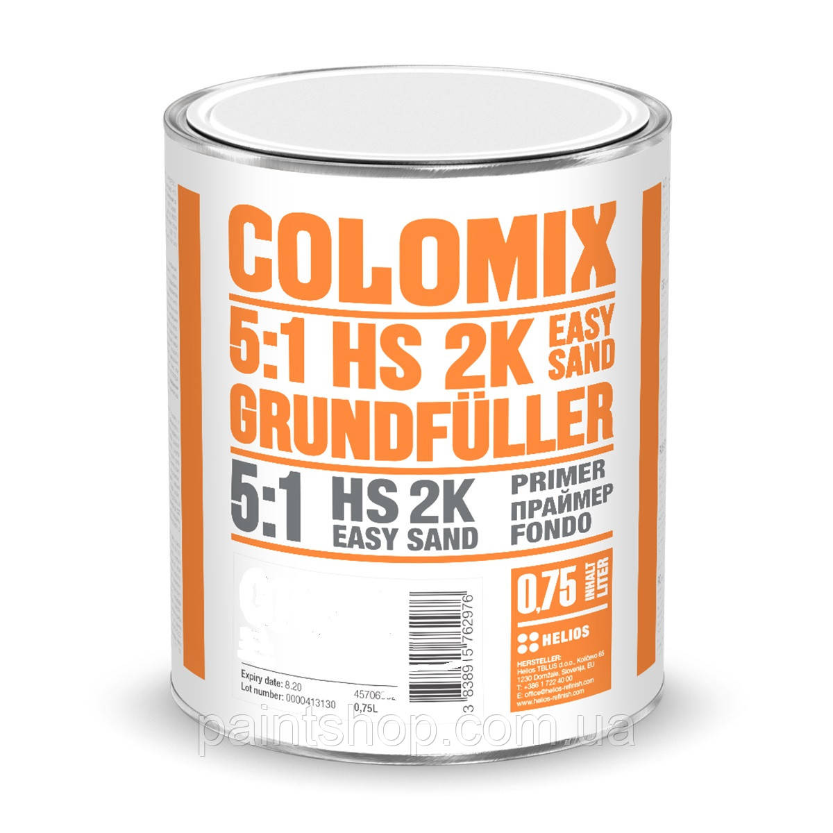 Грунт Colomix 5:1 HS 2K Easy Sand Grundfuller Сірий 750 мл, фото 1