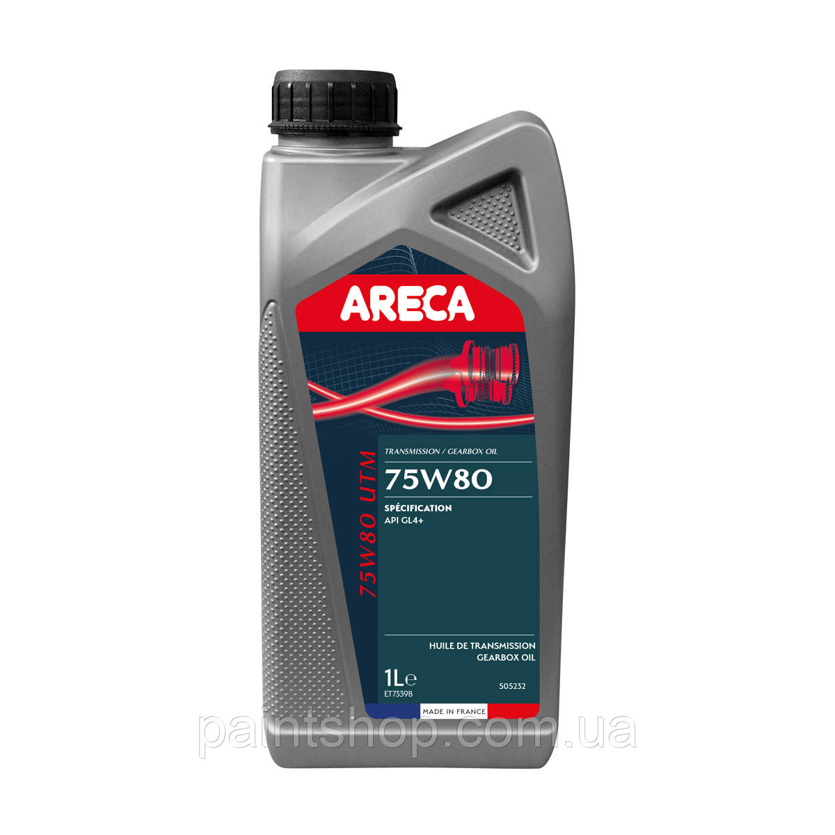 Олива трансмісійна Areca UTM 75W-80 °С GL4+ 1 л, фото 1