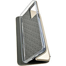 Шкіряний чохол-книжка Elegant book на ZTE Blade A72 / золотистий, фото 4