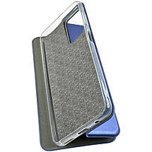 Шкіряний чохол-книжка Elegant book на ZTE Blade A72 / синій, фото 4