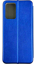 Шкіряний чохол-книжка Elegant book на ZTE Blade A72 / синій, фото 3