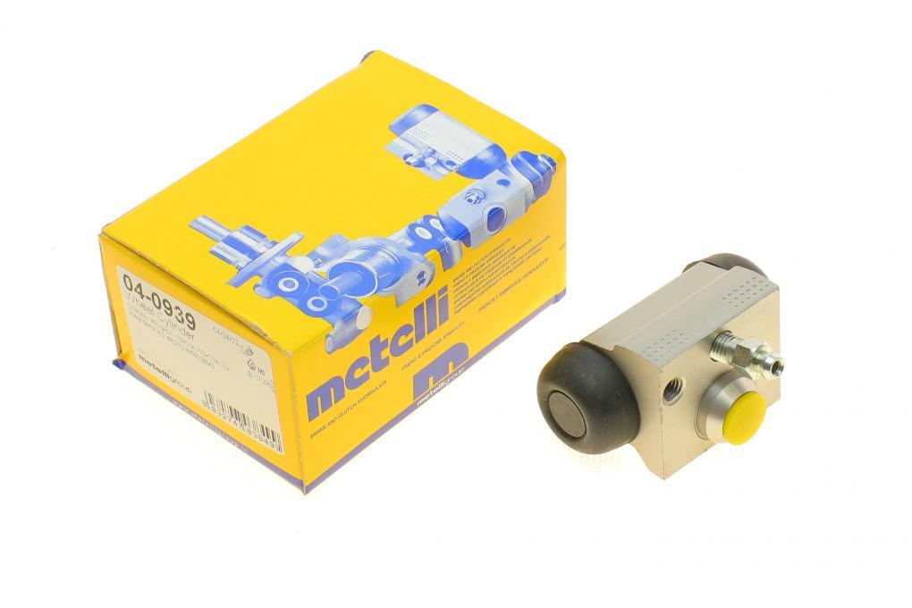 Циліндр гальмівний (задній) Citroen C1/Peugeot 107/Toyota Aygo 05- (d=17.46) METELLI 04-0939 UA62, фото 1