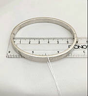 Срібний браслет лав.Браслет карт'є. Срібний жорсткий браслет