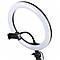 Кільцева RGB лампа 36 см, MJ36, з кріпленням для телефону + Подарунок Штатив розкладний 0,66-2 м / Селфі лампа, фото 4