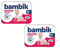 Підгузки для дітей Bambik Maxi 4 (72 шт /7-18 кг)