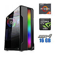 Игровой ПК Tower / AMD Ryzen 3 4100 (4 (8) ядра по 3.8 - 4.0 GHz) / 16 GB DDR4 / 480 GB SSD / nVidia GeForce