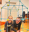 Дитячий будівельний 3D конструктор Game Forts Намет (85 деталей), фото 4