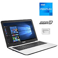 Ноутбук Б-класс Asus X555S / 15.6" (1366x768) TN / Intel Pentium N3700 (4 ядра по 1.6 - 2.4 GHz) / 4 GB DDR3 /