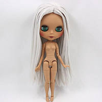 Шарнірна лялька Блайз Blythe 30 см! 4 кольори очей Біле волосся