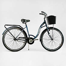 Міський велосипед CORSO "FORTUNA" 28" дюймів, металевий