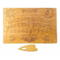 Спиритическая доска (44,5х29,5х0,8 см) покрыта льняным маслом с пчелиным воском,указка в комплекте
