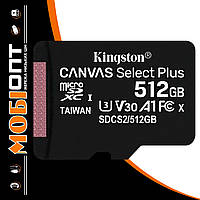 Micro SD 512GB/10 class 100Mb/s A1 Kingston