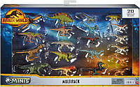 Набор динозавров 20 мини-фигурок Mattel Jurassic World Dominion
