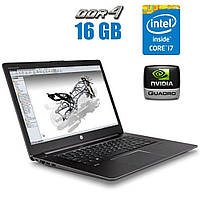 Мобильная рабочая станция HP ZBook 15 G3 / 15.6" (1920x1080) TN / Intel Core i7-6700HQ (4 (8) ядра по 2.6 -