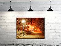 Картина на полотні ProfART S4560-g514 60 x 45 см Зимовий вечір (hub_Emmu98417)