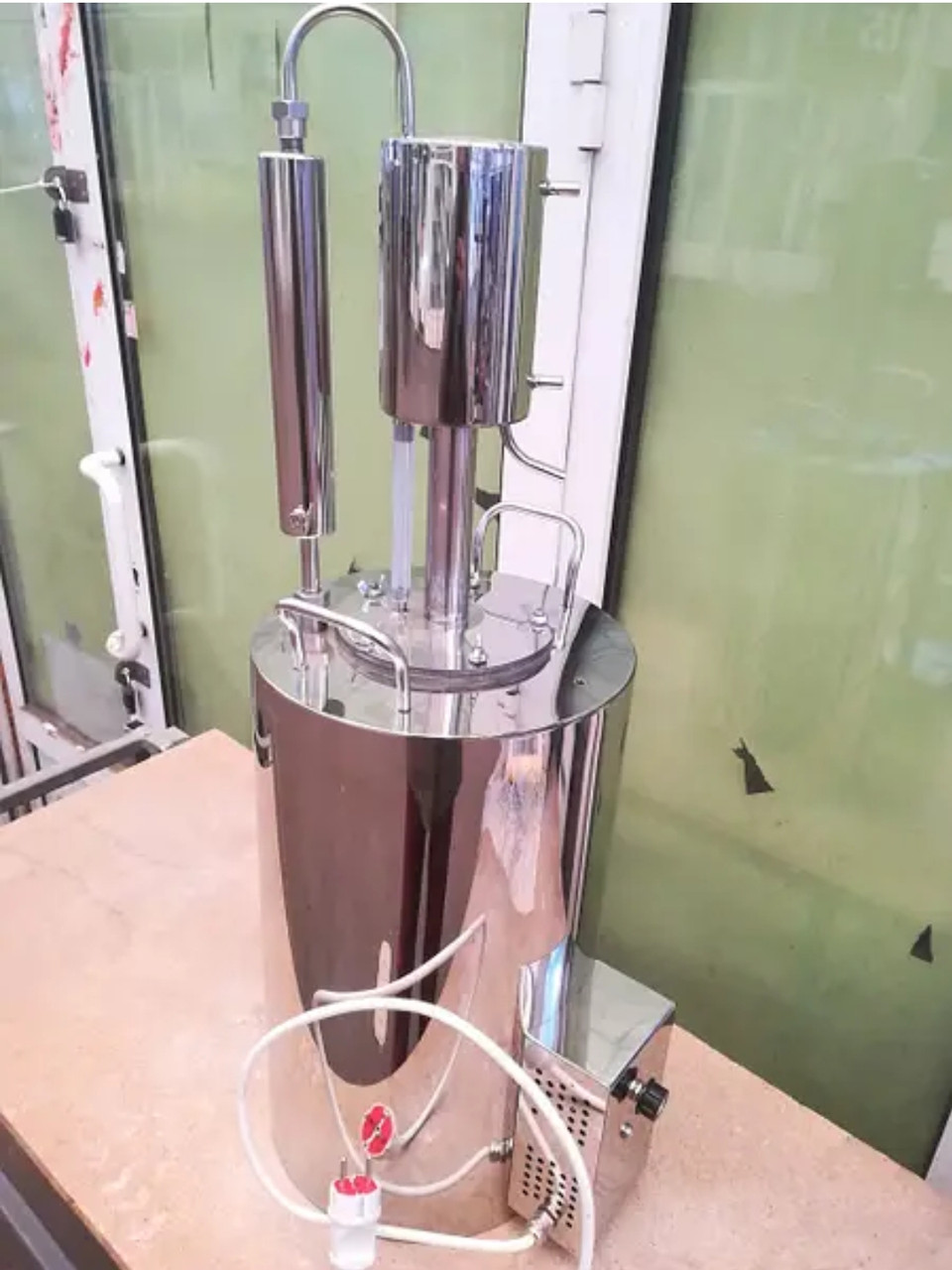 Дистилятор "Кошовий" 23 л подвійної перегонки електричний, фото 1