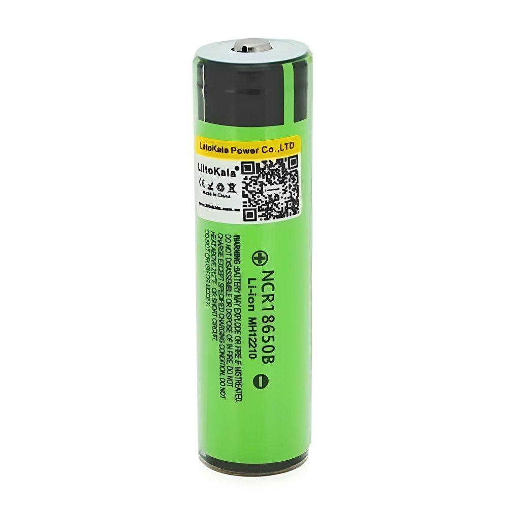 Аккумуляторы "18650 Liitokala 3.7V Li-ion 3400 mAh" с выпуклым контактом "плюс" для павербанков, фонарей - фото 2 - id-p2051094929