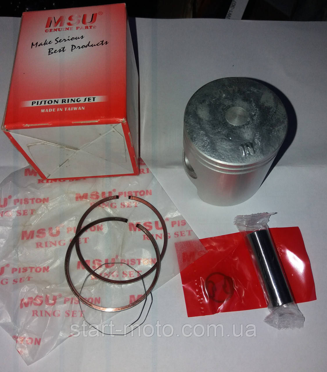 HONDA-50 LEAD AF48 Поршень к-кт 44.00mm STD матовий поршень фірма MSU — Оригінал Тайвань, фото 1