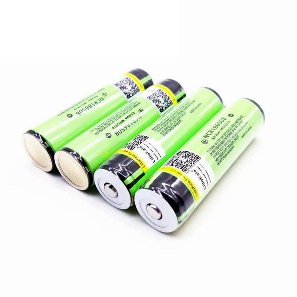 Аккумуляторы "18650 Liitokala 3.7V Li-ion 3400 mAh" с выпуклым контактом "плюс" для павербанков, фонарей - фото 7 - id-p2051094929