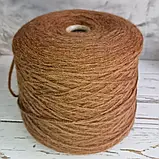 Пряжа Бебі альпака 68% Меринос 10% Поліамід 22% puno, коричневий, фото 4