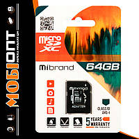 Micro SD 64GB/10 class Mibrand