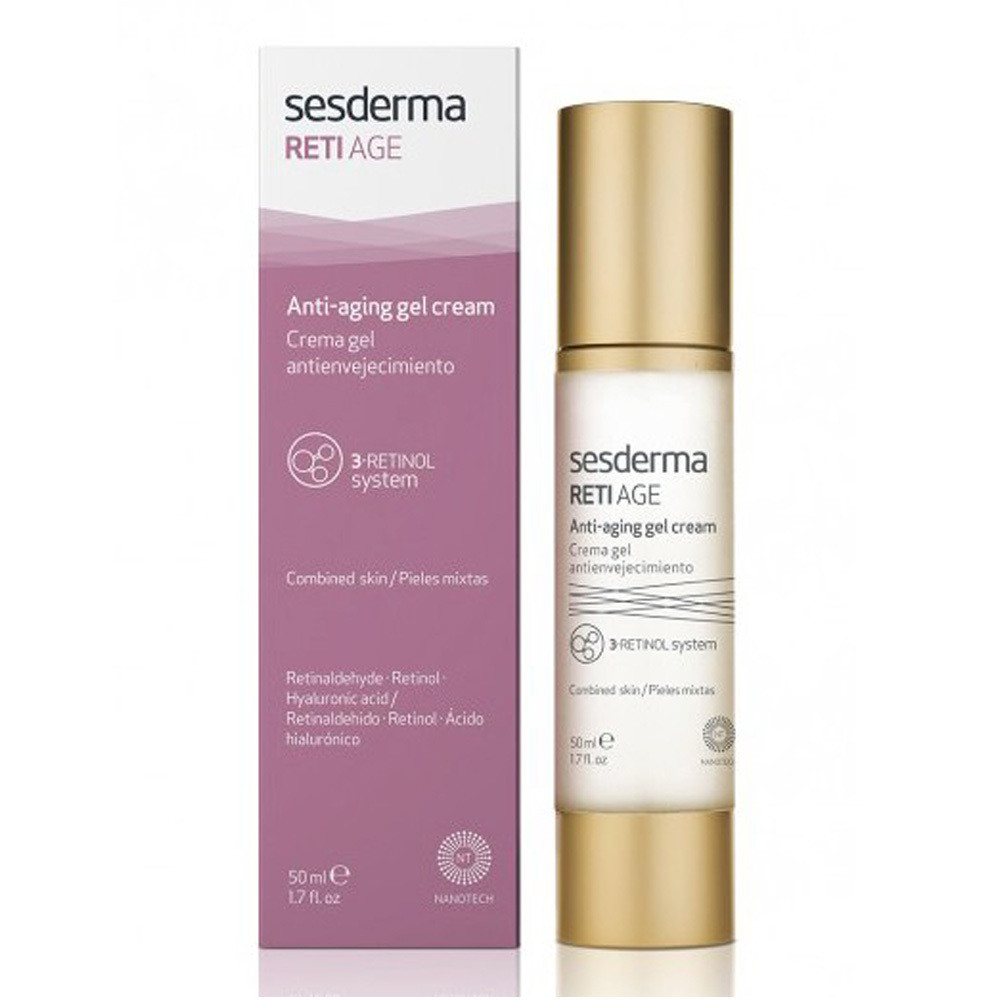 Сесдерма Reti-Age Омолоджуючий Крем-гель з ретинолом SesDerma Reti-Age Anti-Aging Gel Cream, 50 мл, фото 1