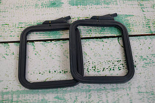 Квадратні п'яльця Nurge, 110х95мм колір - сірий