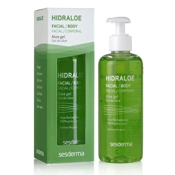 Сесдерма Hidraloe Заспокійливий гель для обличчя та тіла SesDerma Hidraloe Aloe Gel, 250 мл, фото 1