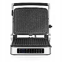 Гриль электрический настольный Zeeegma GRILL CHEF 2100W Электрогриль для дома (Электрогриль)