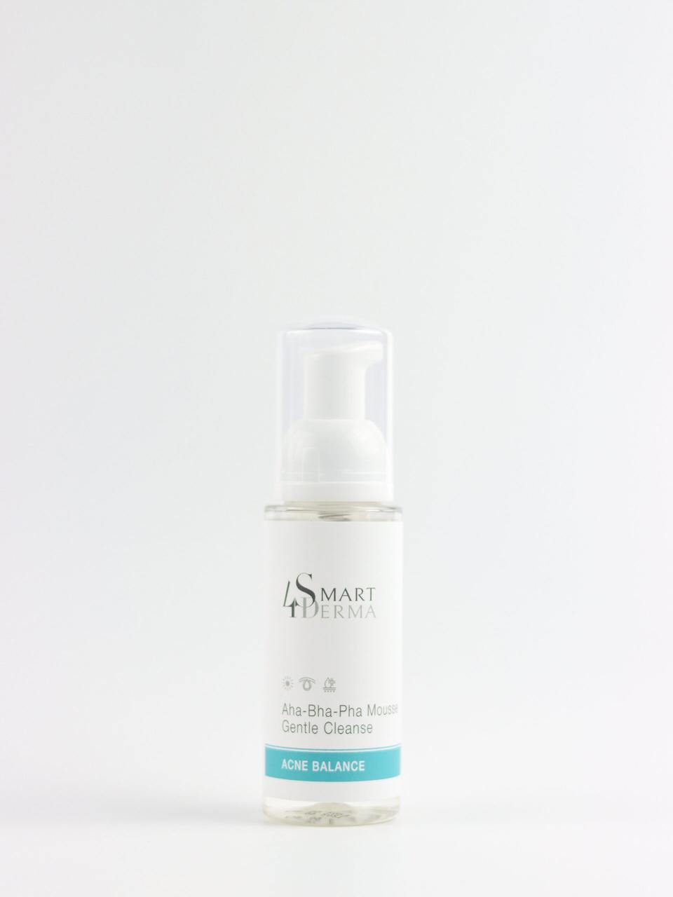Smart4Derma Acne Balance Очищуюча мультикислотна пінка для жирної шкіри, 80 мл, фото 1