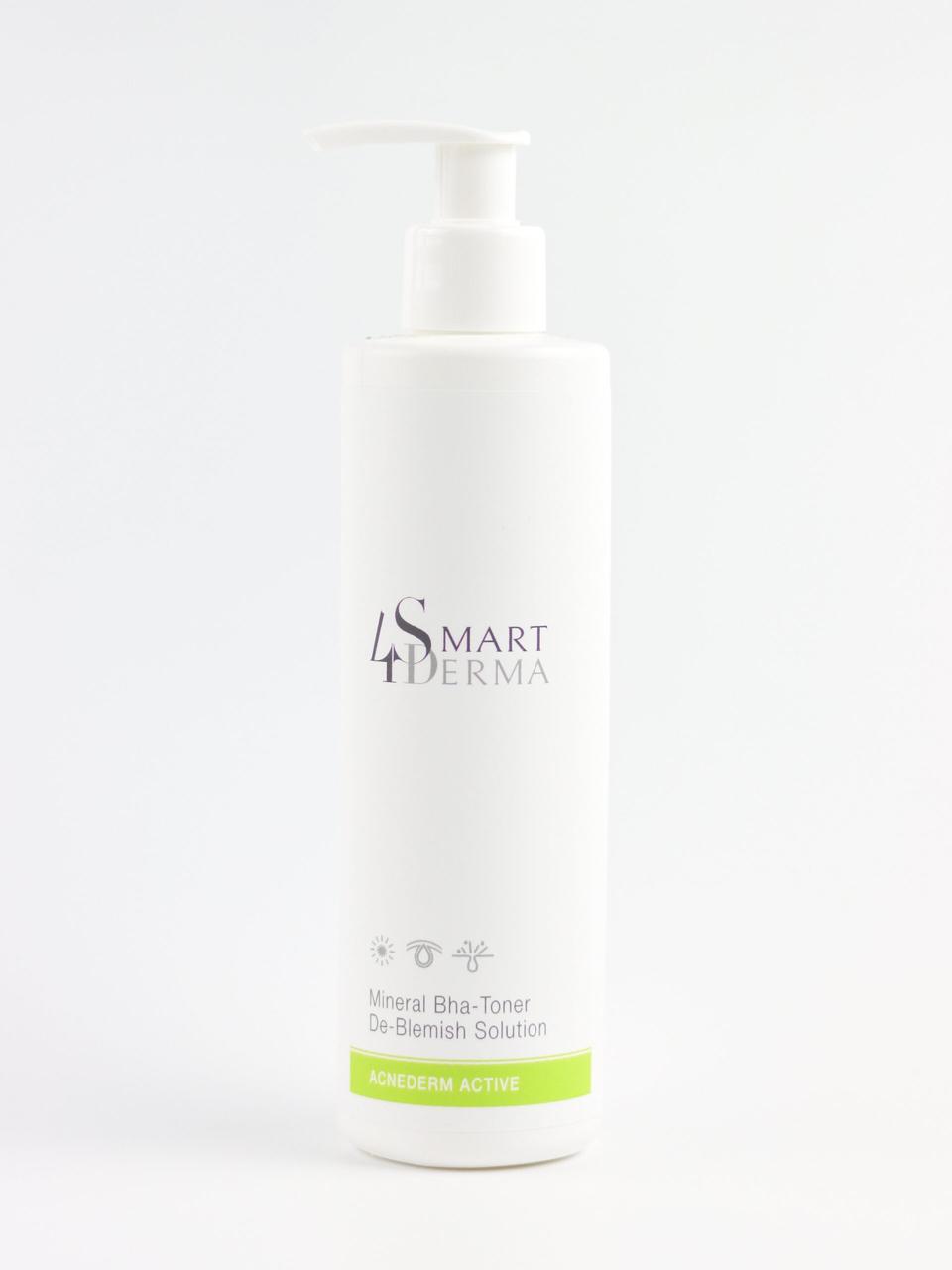 Smart4Derma Acne Derm Active Mineral BHA-Toner Мінеральний себорегулювальний тонер,250 мл, фото 1