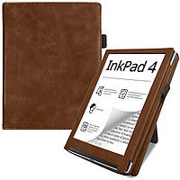 Чехол Galeo Vertical Leather Stand для Pocketbook 743G Inkpad 4, 743C Inkpad Color 2 Brown