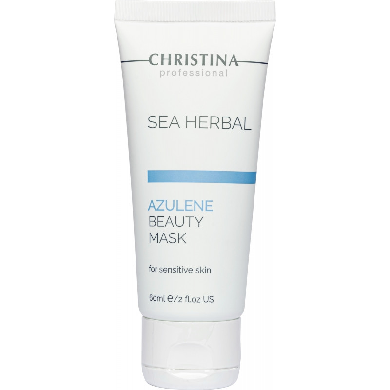 Азуленова маска краси для чутливої шкіри Christina Sea Herbal Beauty Mask Azulene 60 мл, фото 1