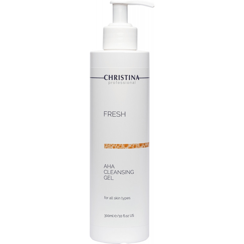 Очисний гель із фруктовими кислотами для всіх типів шкіри Christina Fresh AHA Cleansing Gel 300 мл, фото 1