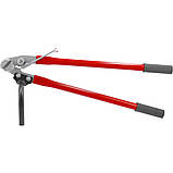 Згинач ручний гаків для жолобів l-630мм (кут робочий 30-90˚) шир/глиб. зазору 8/30мм (прут Ø≤6мм) Yato YT-54101, фото 3