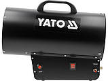 Нагрівач приміщень газовий з вентилятором ел-мережа 230В (70 Вт) виробник. 30 кВт (650м³/год) Yato YT-99733, фото 4