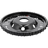 Диск-фреза випуклий до КШМ по дереву/ шпаклівці/ гіпсу (Ø=120/22.2 мм) t= 16/12 мм шорсткість №2 Yato YT-59183, фото 2